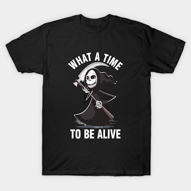 Dead Reaper Skeleton T-Shirt by Tobias Store